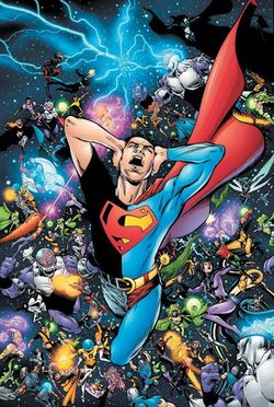 Artwork by Phil Jimenez and Andy Lanning