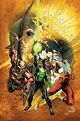 Cover art by Ivan Reis (pencils), Marc Campos (inks) and Peter Steigerwald (coloring)