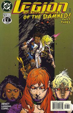 Legion of Super-Heroes v4 #123 cover art by Olivier Coipel and Andy Lanning